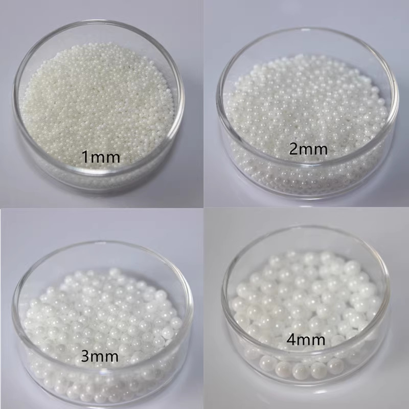 Hyperglaze Keramische Schleifmedien Zirkonie Kugeln Ultra-niedrige Porosität Für Kugelmühle
