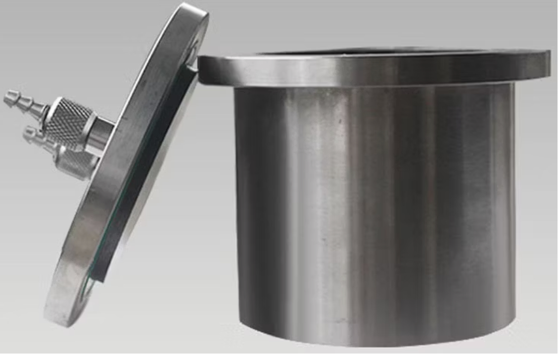 Stainless Steel Vacuum Ball Mill Jar For Inert Gas Grinding High Performance Lab Grinding Jar